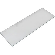 Shoplines Supplies Pack of 2 Tempered Glass Floating Shelf 1200 x 300 x 6mm | Strong 6mm Thick Panel | Rounded Edge Glass Wall Shelf for Contemporary