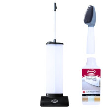Carpet Cleaning Kit - Compact Upright Shampooer, Stain Remover Brush, and Liquid Cleaning Solution, For Rugs, Carpets, Car Interior, Mats, and