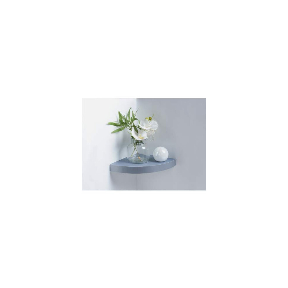 Ra-Homestore New Contemporary Corner Shelf - Grey 5695695694129