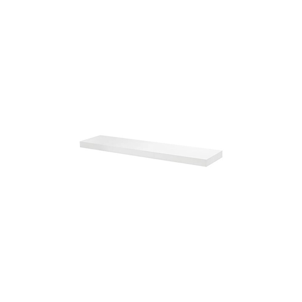 Mastershelf White Floating Shelf Kit 1500X250x50mm 5081948135295