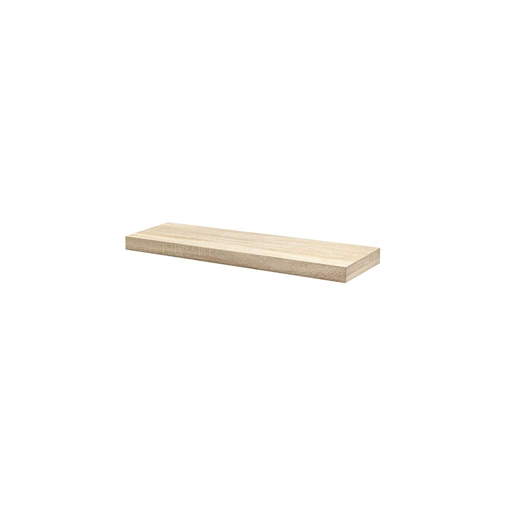 Mastershelf Large Oak Floating Shelf Kit 1500X250x50mm 5081948144167