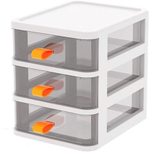 Plastic Storage Drawers Mini Tower 2/3/4/5 Tier Drawers Home Office Desktop Bathroom School Stationary Make Up Clear Small Space-Efficient Organiser