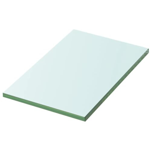 VidaXL vidaXL Clear Tempered Glass Shelf Panel 20x12 cm - Modern Storage and Display Solution for Home or Office Use