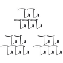 15Pcs Metal Helmet Holder Helmet Hanger Rack Wall Mounted Hook for Coats,Hats,Caps Etc Upgraded Motorcycle Accessories