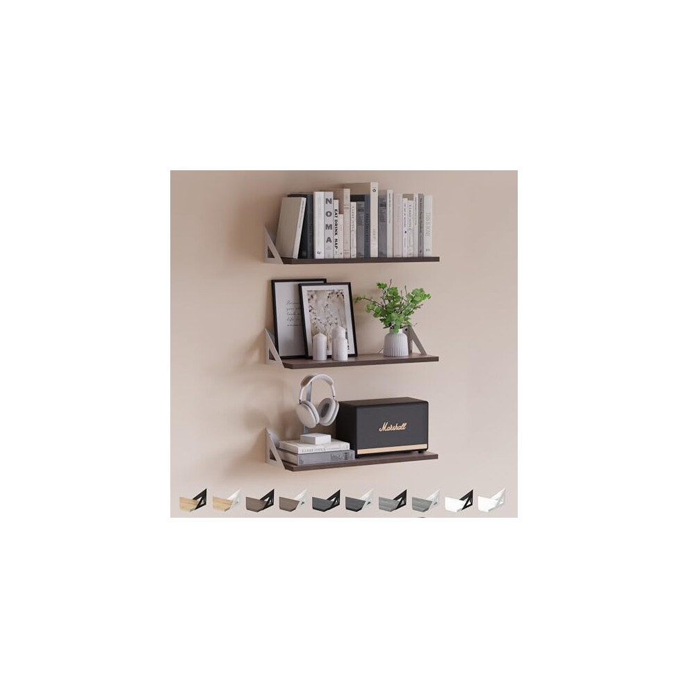 Photos - Other for Repair DINIAL Wall Mounted Floating Shelves for Wall Set of 3, Shelf Bookshelf for Bedroom Living Room Office Bathroom Kitchen Rust