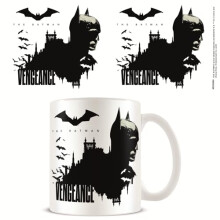 The Batman Mug (Gotham Design) 11oz Ceramic Mug in Presentation Gift Box - Official Merchandise, White