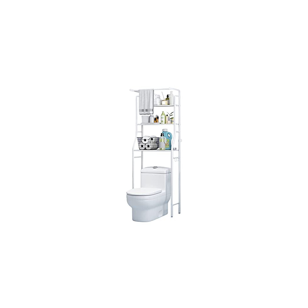 Magic Select Bathroom Shelf Over Toilet | Waterproof Storage Shelf | Multipurpose Organizer Shelf | Save Space With 3 Shelves | Height Adjustable Legs 8435670618804