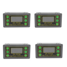 4X ZK-PP2K PWM 3,3-30 V 12 V 24 V Motordrehzahlregler 8A 150 W Einstellbares LED-Dimmer-Pulsfrequenz-LeistungsverhäLtnis