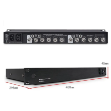 Antenna Distribution System for Shure UR4D Dual Wireless Receiver with 2 Paddles