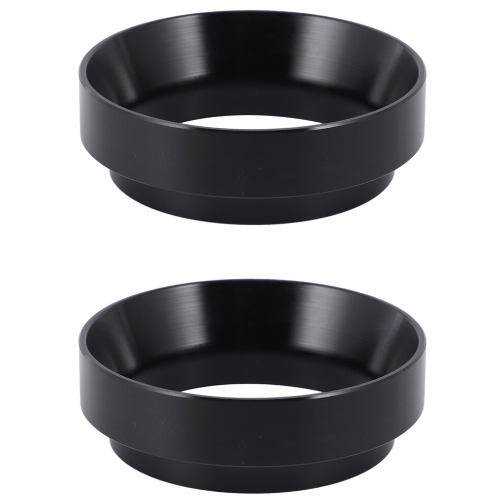 2Pcs 58Mm Stainless Steel Intelligent Dosing Ring For Brewing Bowl Coffee Powder Espresso Barista Tool Tamper Funnel 4713802254033