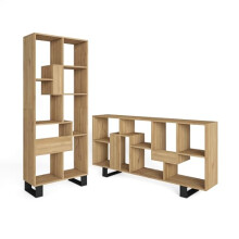 (Roble) Librería estantería, Diseño industrial