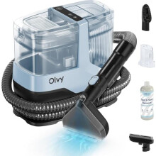 Olvy Carpet Cleaner – Portable Upholstery & Spot Cleaner 17KPa Suction Deep Carpet Sofa Rug Car Seat 1.1L Clean 1.1L Dirty Tank 5m Cord 0.5L Stain