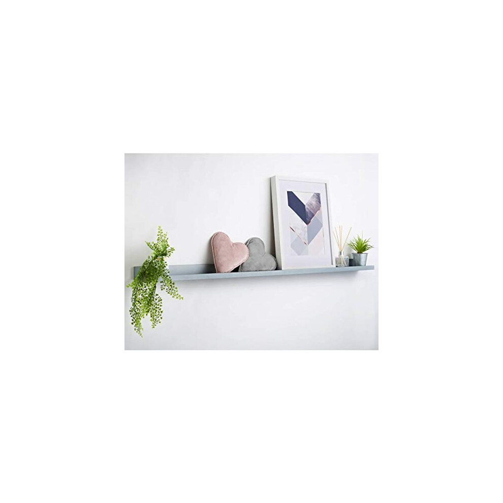 Contemporary Look Photo Shelf Picture Ledge Shelf Easy To Install 120Cm - Grey 9407070707876