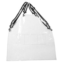 1Tablier Transparent Coiffure Femme Réglable Avec Poches