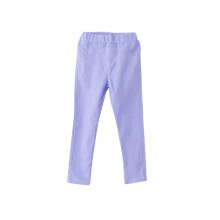 3Pantalons Violets Leggings Slim Taille Élastique Confortables