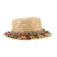 1Chapeau Large Couleur Kaki Pour Accessoires Plage
