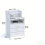 3-Drawer Multi-layer Wooden Nightstand LED Bedside Side Table with 2AC 2USB Charging Socket UK Plug White 4
