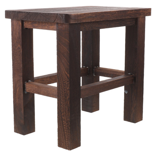 1Petit Déco Bois Vintage, Support Plante Siège Pour Entrée