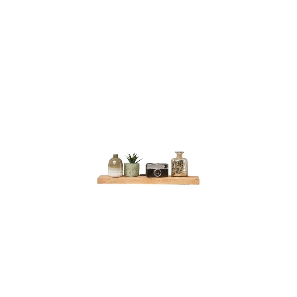 Fox & Grain Premium Handcrafted Rustic Floating Shelf (30Cm) 5056779104383