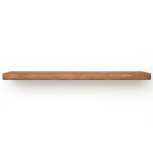 IANPAV Rustic Handmade Floating Shelf, Wall Mounted, 180cm x 17.5cm INVISIBLE Design, Walnut, Handcrafted Vintage Style