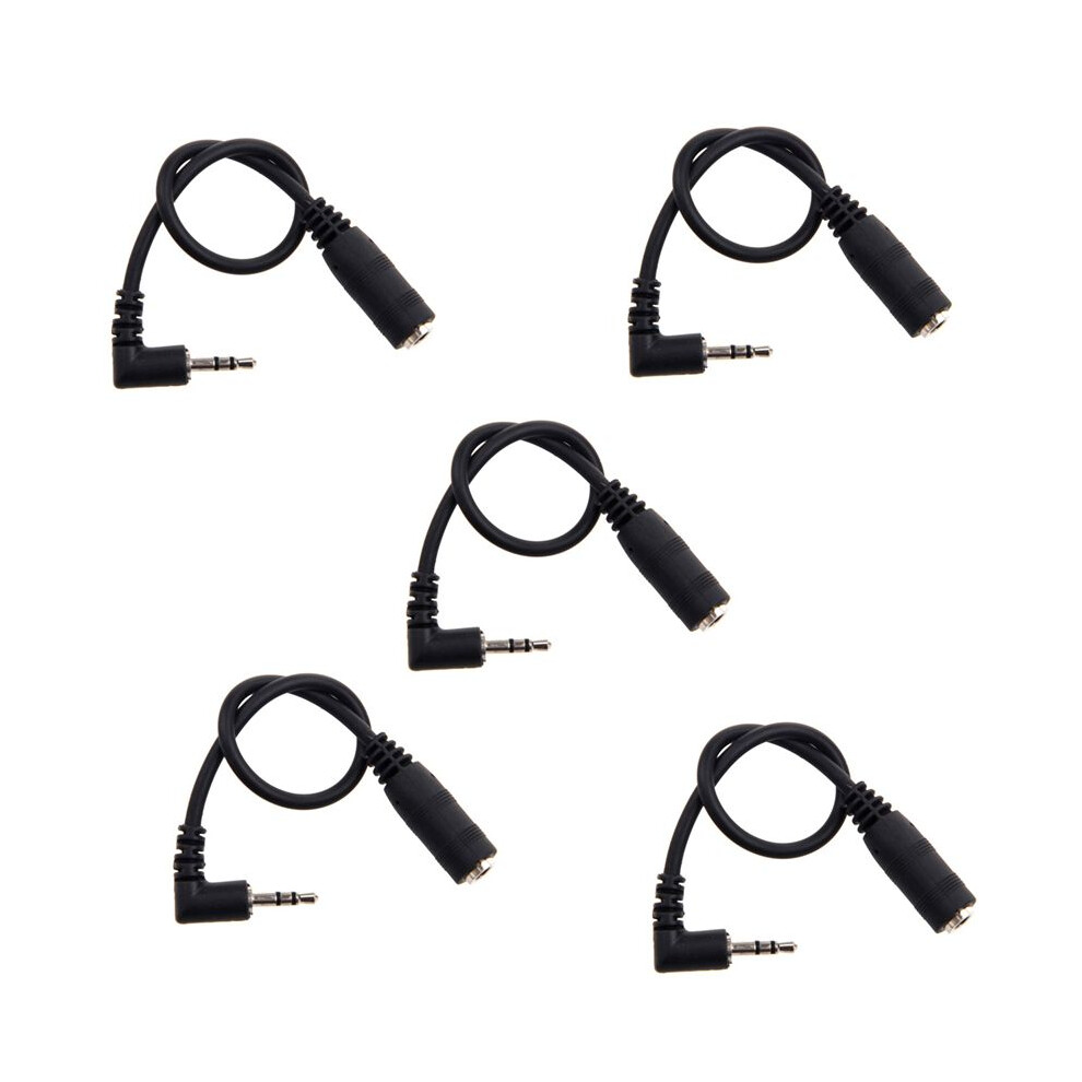 5Pcs 2.5Mm (Male) To 3.5Mm (Female) Stereo Audio Jack Adapter 4711278653589