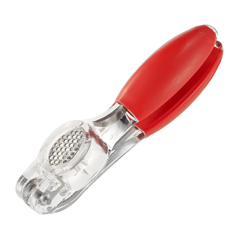 Tefal Fresh Garlic Press Non Slip Handle Easy Clean Kitchen Tool Red