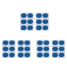 36 Pezzi / Set di Kit per Batteria Adesivi per Silenziatore Adesivo in Gel di Silice Smorzatori per Tamburi Cuscinetti in Gel Silenziatore per