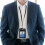 Sort ID-kortholder med lanyard og lynlås 3
