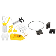 Universal Bicycle Hydraulic Disc Brake Oil Bleed Kit Tool with Bike 3-Pawl Service Kit
