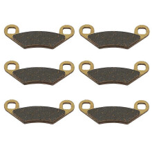 6-teiliges Bremsbelagset f¹r Vorder- und Hinterachse f¹r Polaris Sportsman 570, 800, 400-550 ATV, staubarm und leise