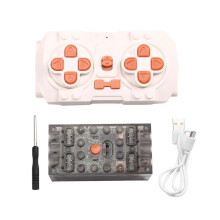 MOC Remote Control Kit with Rechargeable Battery Box & APP Speed Control for Legoeds PF Building Blocks