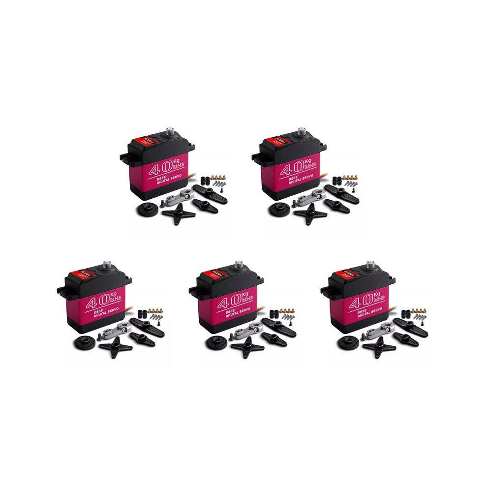 5X Waterproof Servo 40Kg High Torque Metal Gear Digital Servo For 1:8/1:10/1:12 Rc Car Robot 180 4711312414107