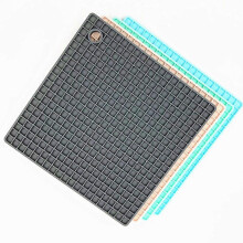 2 Pcs Mini Microwave Food Warming Mat 17X17CM Pink