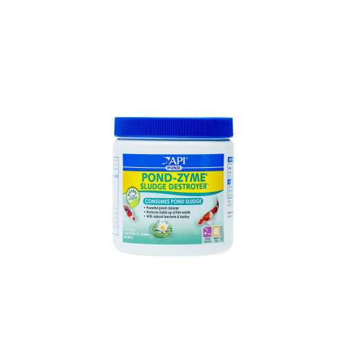 API POND-ZYME SLUDGE DESTROYER Pond Water Cleaner With Barley 237 ml Container