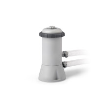 Intex 28604 Krystal Clear Cartridge Filter Pump, Pool Cartridge Filter System, Grey, 2,006 l/h