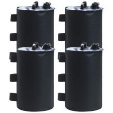 ABCCANOPY Gazebo Water Weights Bag, Portable Leg Weights Water Fillable Weights for Pop up Gazebo Canopy,4 Pcs-Pack (Black)