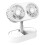 (white) Air Cooling Dual Head Fan Low Noise 1
