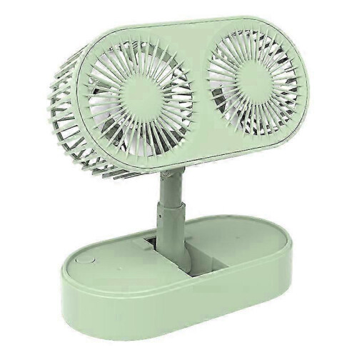 (green) Air Cooling Dual Head Fan Low Noise