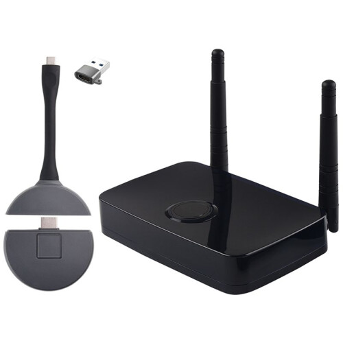 Wireless -Compatible Video Transmitter Receiver 5G/2.4G 3in1 Wireless Screen Projector 1080P Support 100M Distance
