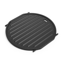onlyfire Cast-Iron Griddle Plancha for Weber Gourmet BBQ System, Reversible Cooking Griddle for Weber 57 Kettle Grill, Spirit II 200/300 & Genesis II