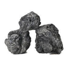 Natural Volcanic Lava Rocks for Aquarium Fire Pit Succulent Planters Bonsai Landscaping & Garden D?cor 2.25kg Lava Stone for Fish and Plants (3 pcs)