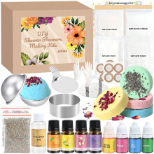 JUYRLE Bath Bombs DIY Bath Bombs Craft Set Making Kit with Shapes as Gifts for Girls and Boys, Creative DIY Set Toy Bath Bombs Soaps Soap Making Kit f