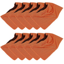 Orange Cold-Feeling Sports Towel, Quick-Drying, Outdoor Cooling, Cold Towel, Fitness and Running Sweat-Wiping Ice Towel