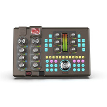 SK80 Sound Card  Stereo Five-Channel Audio Sound Card with Singing Sound Card for Outdoor Live Broadcast