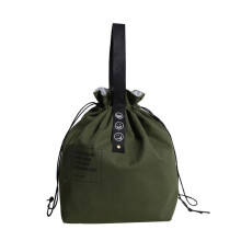 Utomhus Bärbar Picknick Middagsbehållare Canvas Lunchpåse Bento Box Handväska Skola Fräsch Hålla Picknickkorg Lunch A