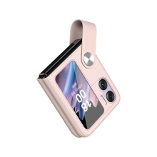TPU Stand Cover Portable with Hand Strap Mobile Phone Shell Washable Adjustable Foldable Fall Resistant for Find N2 A