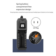 3.7V Lithium Battery 1.2V No. 7/ 5 Universal Charger Suitable for 14500 16340 26650 18500 18650 21700 US Plug
