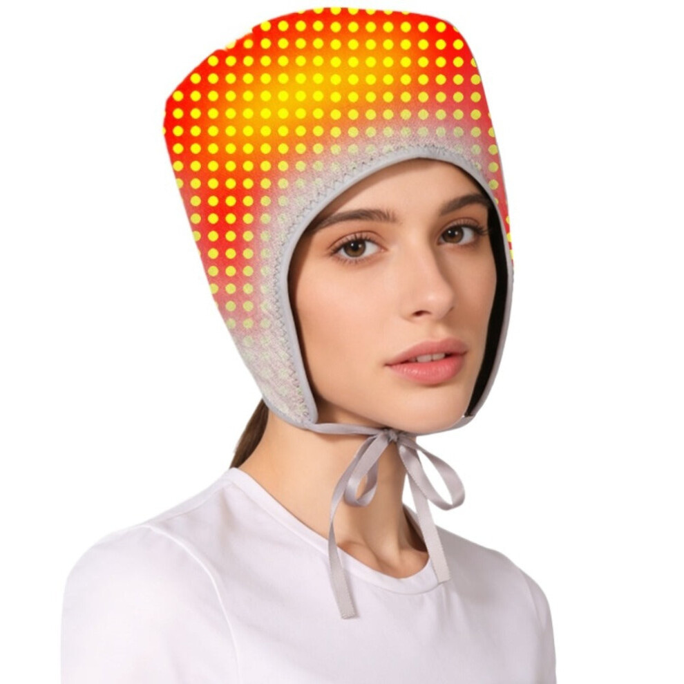 Greenzech (Us) Red Light Therapy Hat For Migraine Relief, 24V Heated Head Wrap For Tension Headache, Rheumatic Pain & Stress (65C Max)