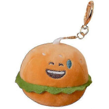 3d Hamburger Charms Kawaii Simulation Food Earring Keychain Bracelet Jewelry Pendants Diy Accessory