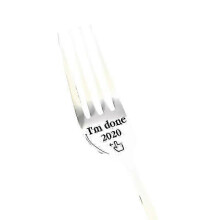 Engraved Fork I Forking Love You Stainless Steel Table Fork for Birthday, Wedding Valentine, Anniversary Gifts
